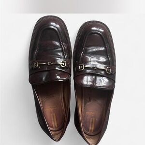 Same Edelman women’s Brown Leather Loafers